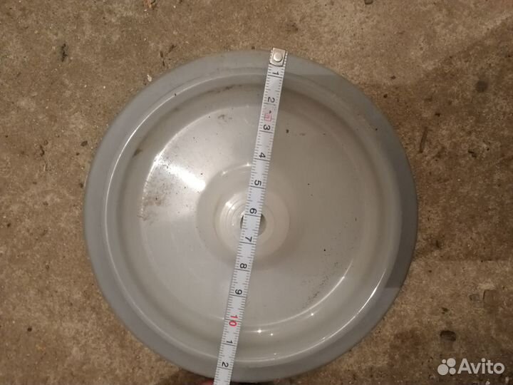 Колесо (ролик) мебельное с термопластичной резиной