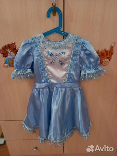 Костюм мальвины (куклы)