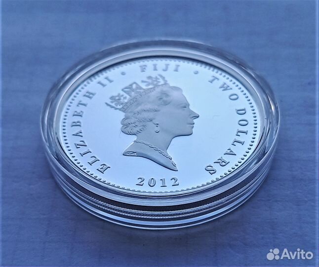 Фиджи 2 доллара 2012 г. Александр III - коронация