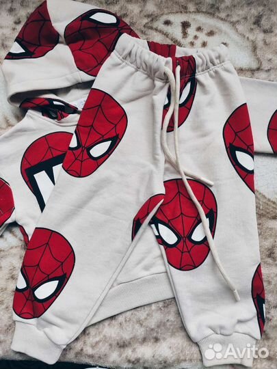 Костюм Спайдермен на мальчика (кофта+штаны)
