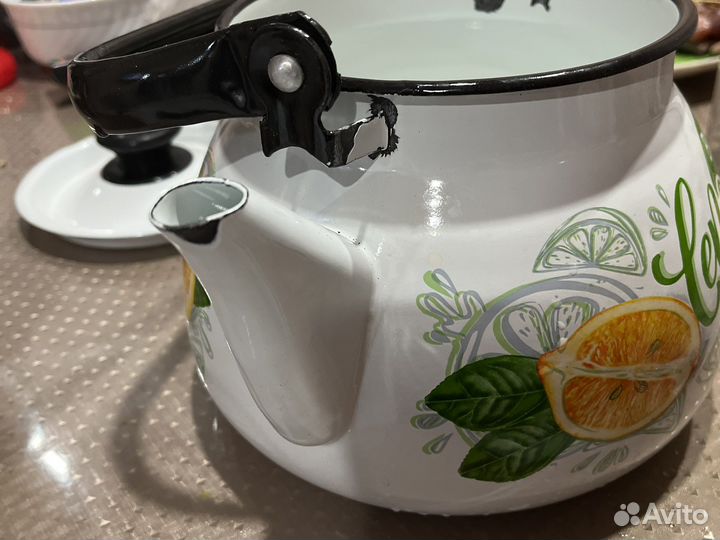 Чайник эмалированный