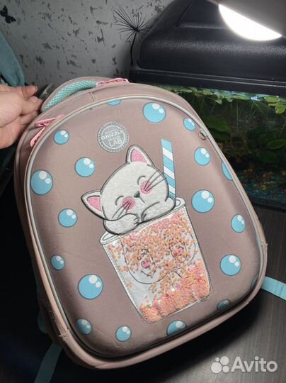 Рюкзак ортопедический школьный для девочки Grizzly