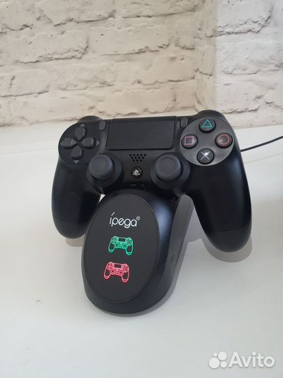 Геймпад Sony Dualshock V2 + зарядная станция ipega