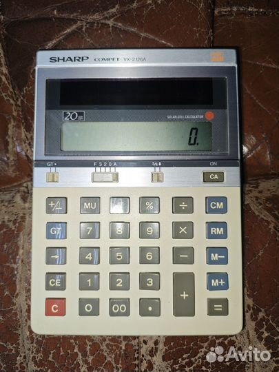 Калькулятор sharp compet vx-2126A