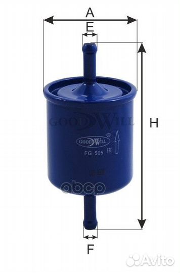 Фильтр топливный FG505 Goodwill
