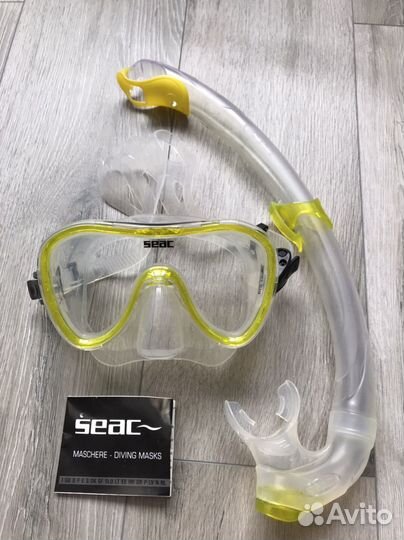 Маска с трубкой Seac (Новая)