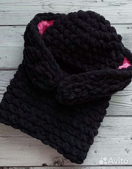 Шапка балаклава теплая