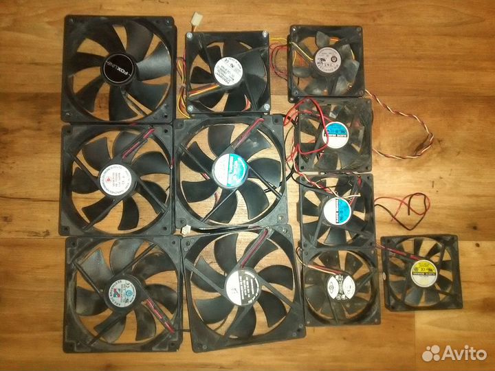 Вентиляторы на 5V,12v,24V и системы охлаждения