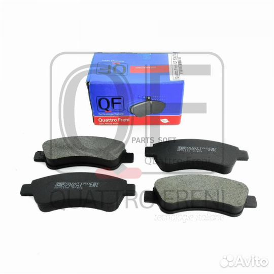 Колодки пер.citroen C4, berlingo 96/peugeot partner 00 quattro freni / QF63600