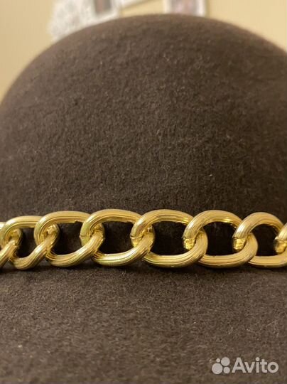 Шляпа коричневая шерсть