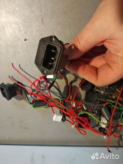 Гнездо питания 220 вольт для пк кабеля