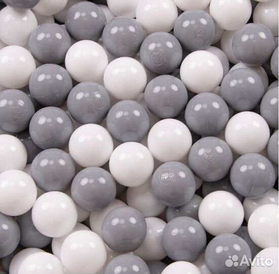 Белые шарики в наборе 1000 штук