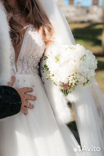 Свадебное платье 46 48 размер, можно беременным
