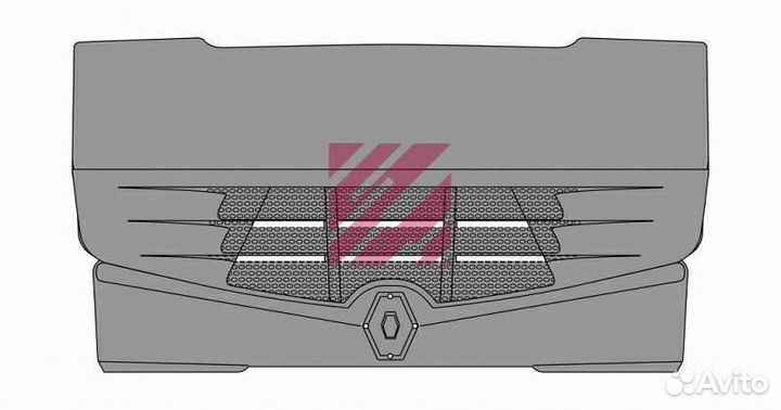 Панель предняя Renault Premium
