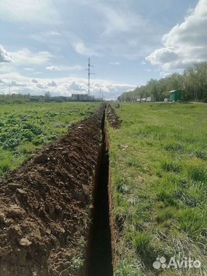 Копка траншей вручную