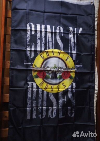 Guns n roses (флаг большой)