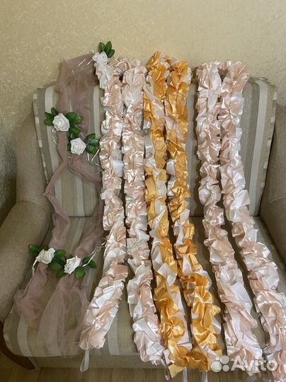 Свадебные украшения на машину