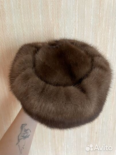 Шапка норковая женская