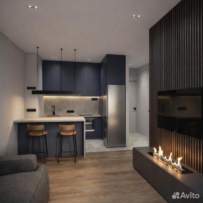 1-комнатная квартира, 40 м² — фото 1