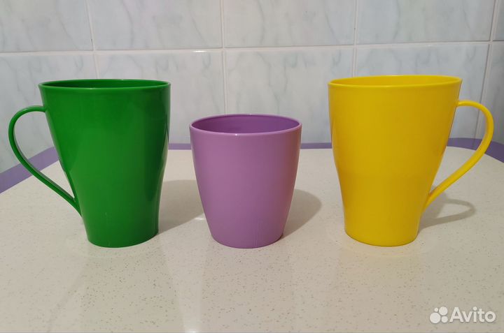 Посуда пластик, икеа, остатки наборов