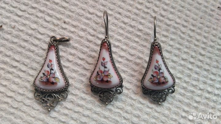 Комплект финифть