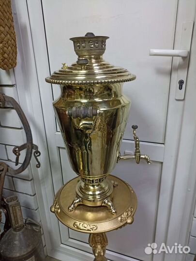 Самовар на дровах старинный.Баташев