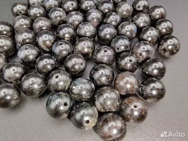 Астрофиллит бусины 8 мм