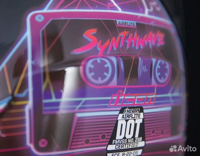 Мотошлем Icon Airflite Synthwave XL