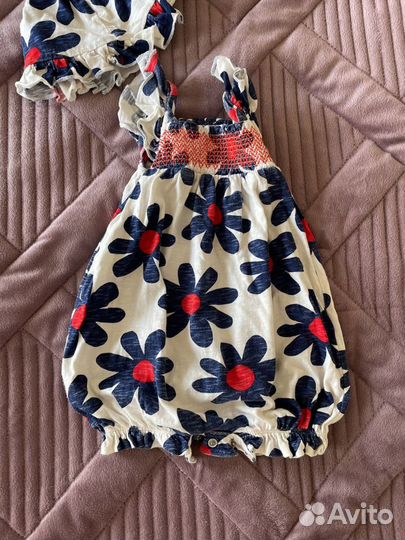 Летний песочник для девочки next р 68