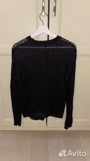 Полупрозрачный блестящий джемпер lime