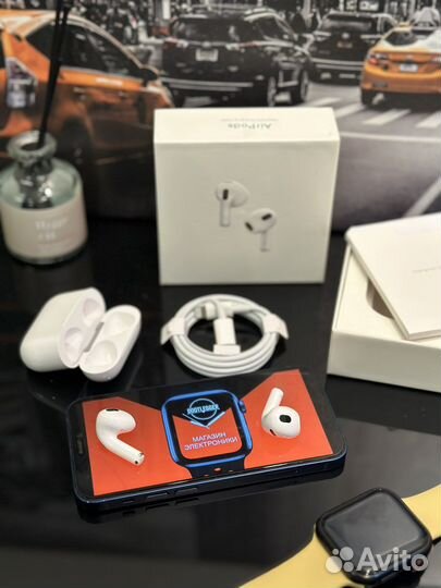 Наушники Apple AirPods 3 lux качество