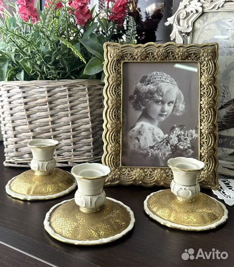 Фарфоровые подсвечники