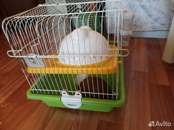 Клетка для хомяка двухэтажная