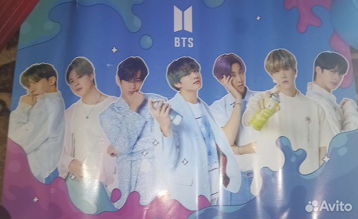 Плакат с бтс новый