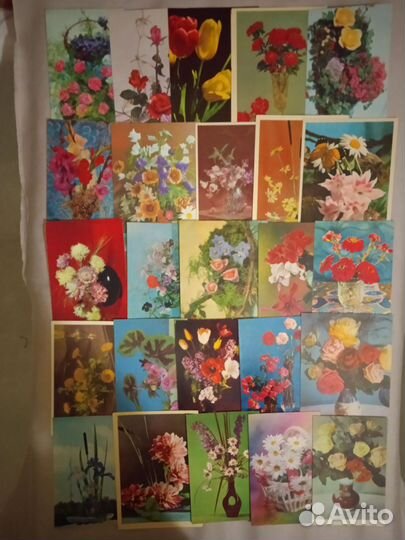 Открытки по теме Цветы и цветочные композиции