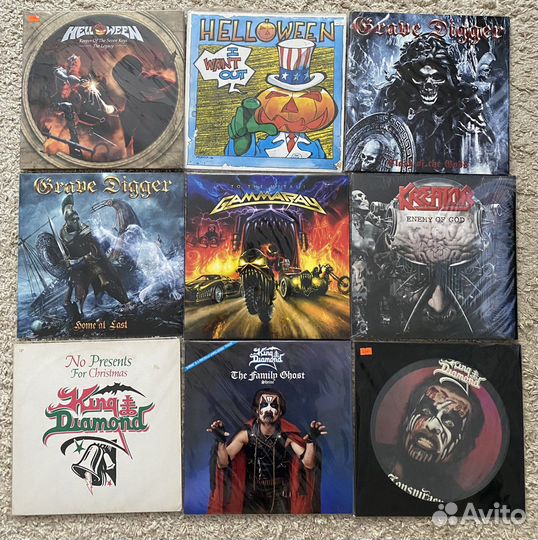 Виниловые пластинки metallica iron maiden ozzy kre