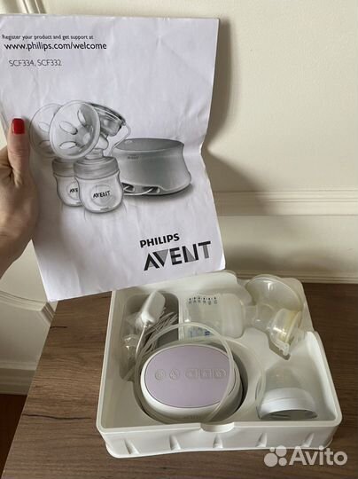 Молокоотсос avent электрический