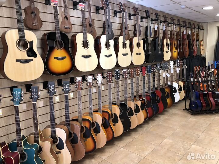 Гитары, Укулеле, Пианино, Скрипки, Струны, Ударные