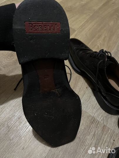 Мужские туфли borelli Италия 40 размер