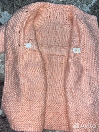 Кардиган вязанный для девочки