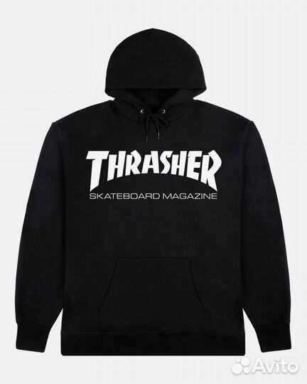 Худи (Толстовка) thrasher Skate Mag (Black)