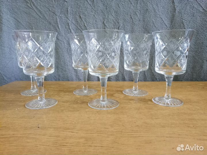 Фужеры хрустальные СССР