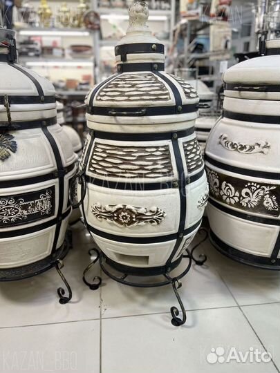 Тандыр с откидной крышкой