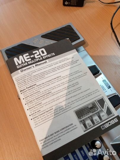 Гитарный процессор boss ме-20