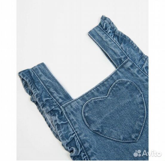 Джинсовый комбинезон для девочки 86