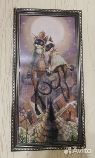 Картина вышитая крестом