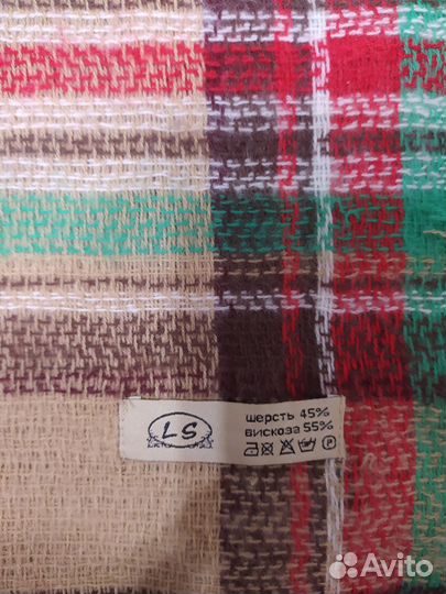 Теплый палантин