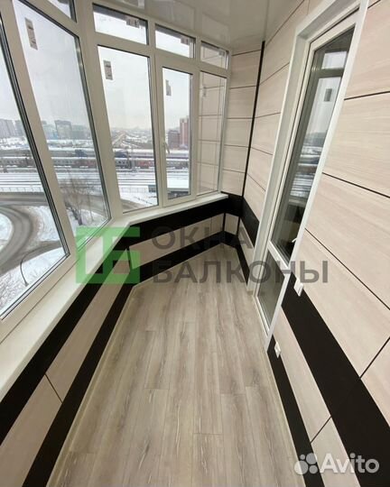 Отделка балконов и лоджии под ключ