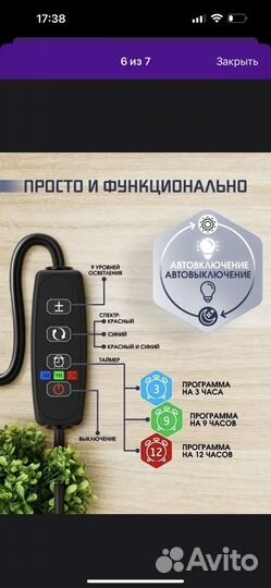 Фитолампа для растений