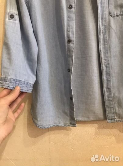 Джынсовая рубашка для мальчика zara